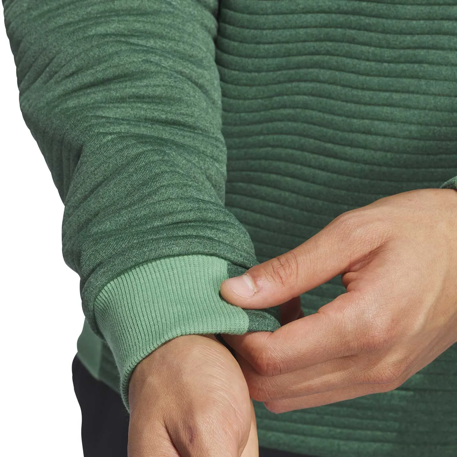 adidas Golf Ultimate365 DWR Quarter Zip Mid Layer - Collegiate Green sold by Original Green product image thumbnail 4