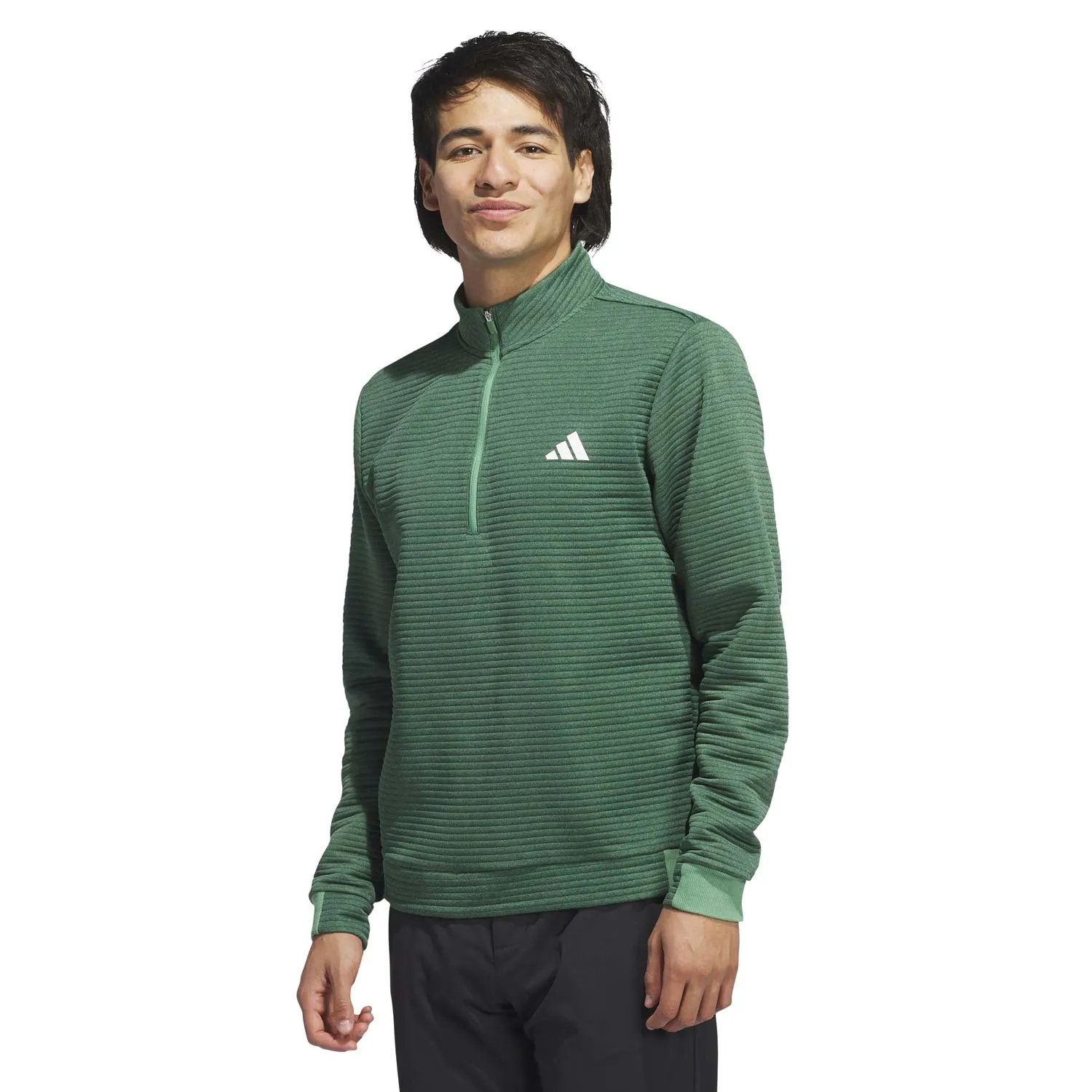 adidas Golf Ultimate365 DWR Quarter Zip Mid Layer - Collegiate Green sold by Original Green product image thumbnail 2