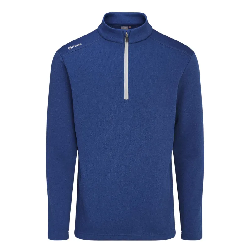 Ping Ramsey 1/2 Zip Golf Pullover - Inky Marl sold by Original Green