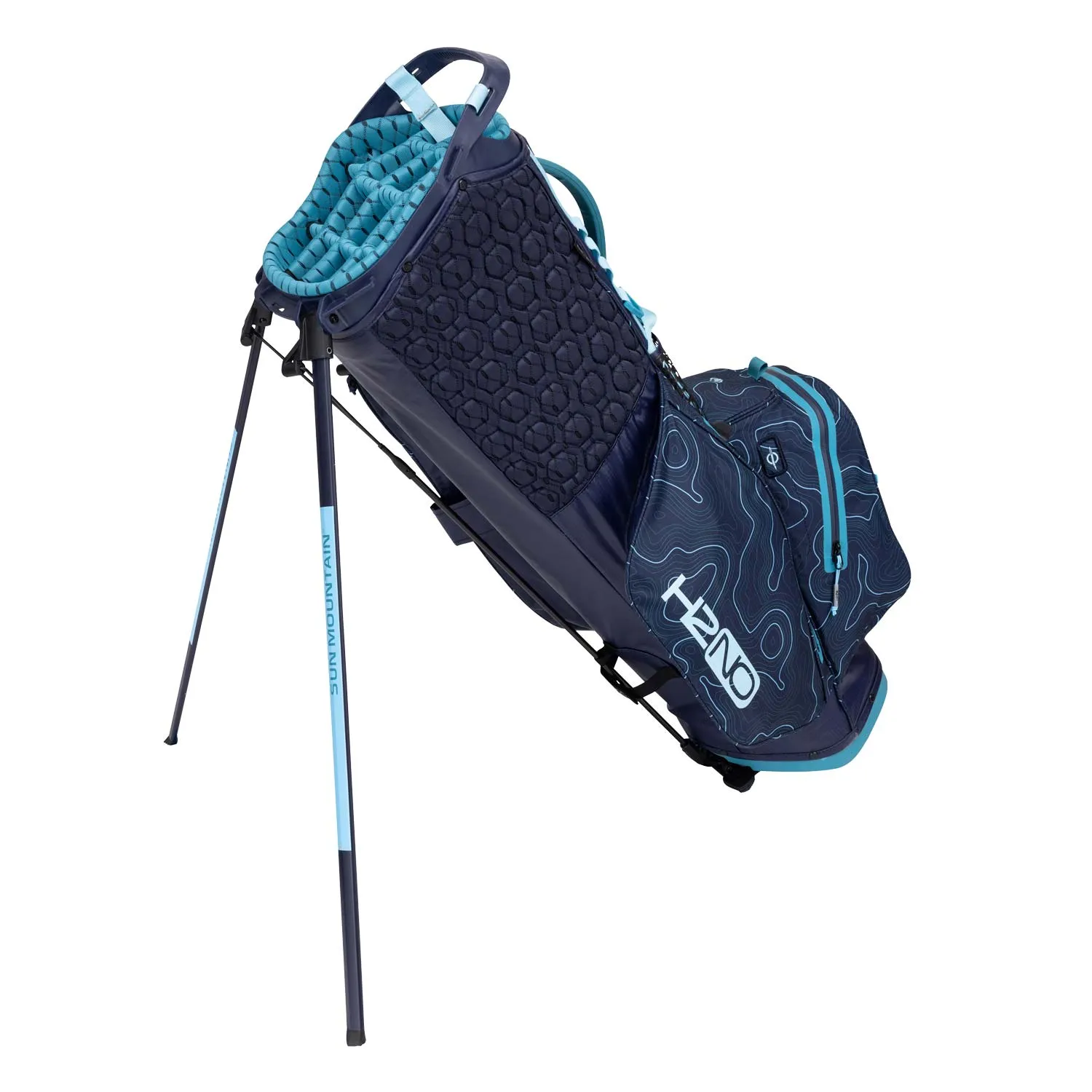 Sun Mountain 2024 H2NO Lite 14-Way 'Adventure' Stand Bag - Navy Blue sold by Original Green product image thumbnail 2