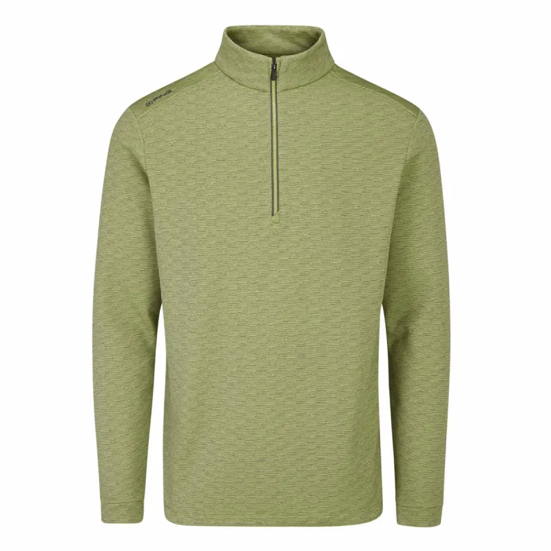 Ping Bexton SensorWarm Half Zip Golf Fleece - Limelight Multi sold by Original Green