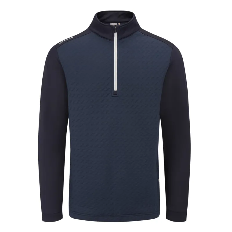 Ping Whister 3D Jacquard Golf Fleece - Navy sold by Original Green