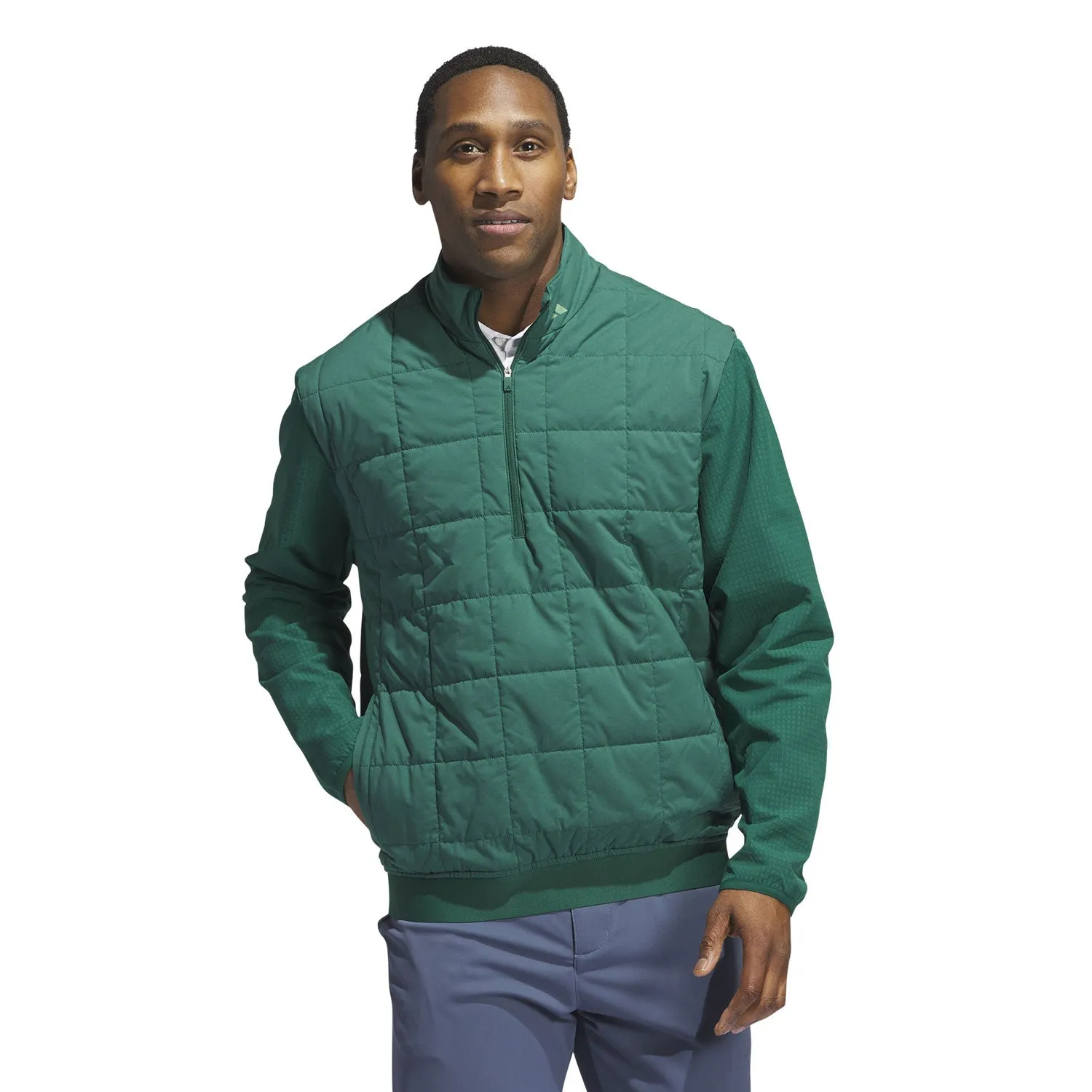 adidas Golf Ultimate365 Quilted DWR Hybrid Jacket - Collegiate Green sold by Original Green product image thumbnail 2