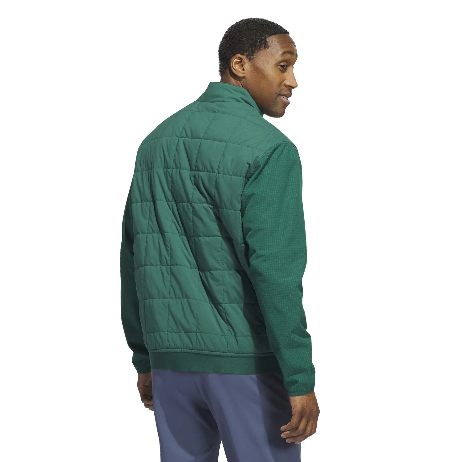 adidas Golf Ultimate365 Quilted DWR Hybrid Jacket - Collegiate Green sold by Original Green product image thumbnail 3