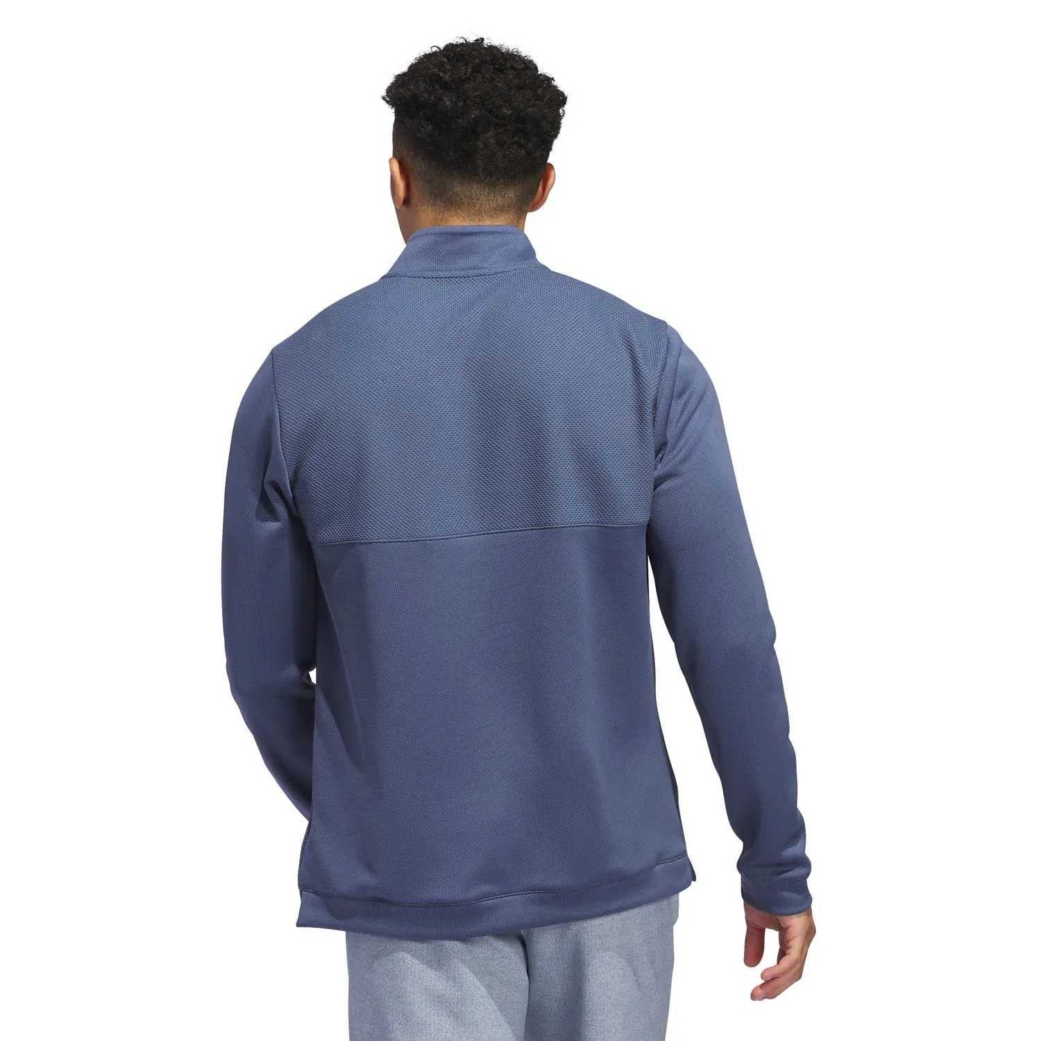 adidas Golf Ultimate365 Textured Half Zip Pullover - Preloved Ink sold by Original Green product image thumbnail 2