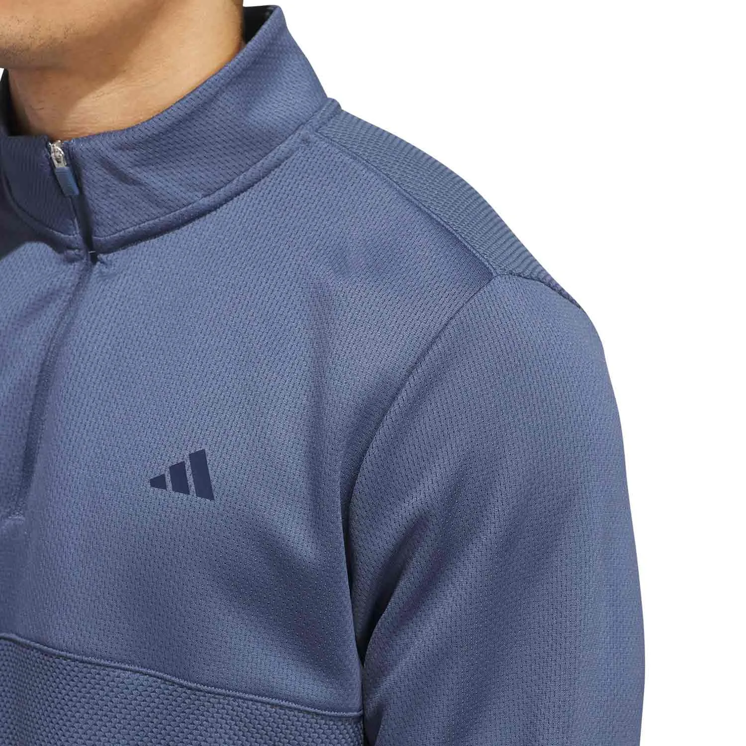 adidas Golf Ultimate365 Textured Half Zip Pullover - Preloved Ink sold by Original Green product image thumbnail 4