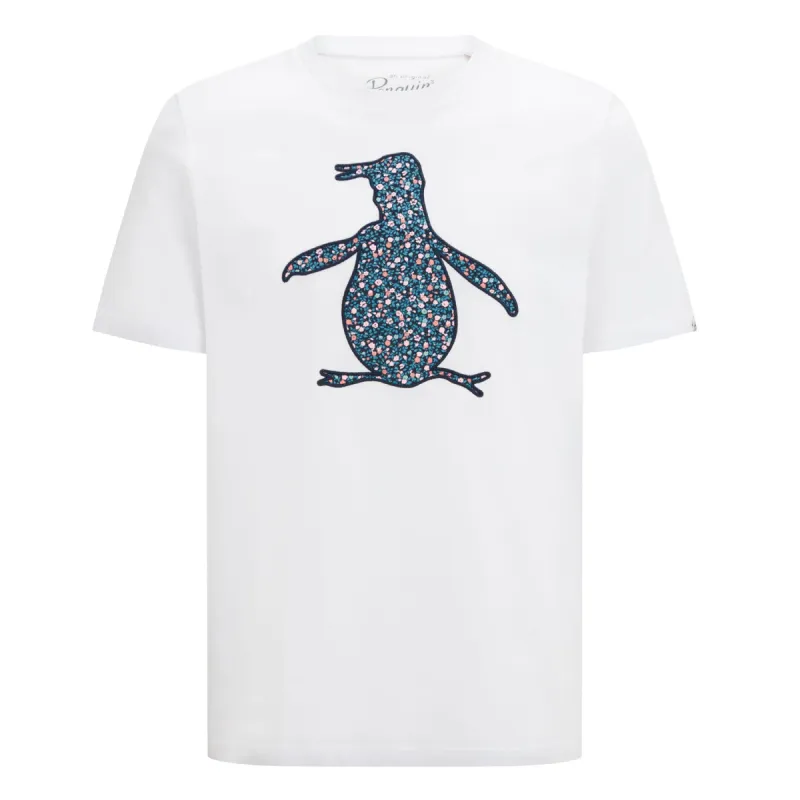 Original Penguin Printed Logo T-Shirt - White sold by Original Green