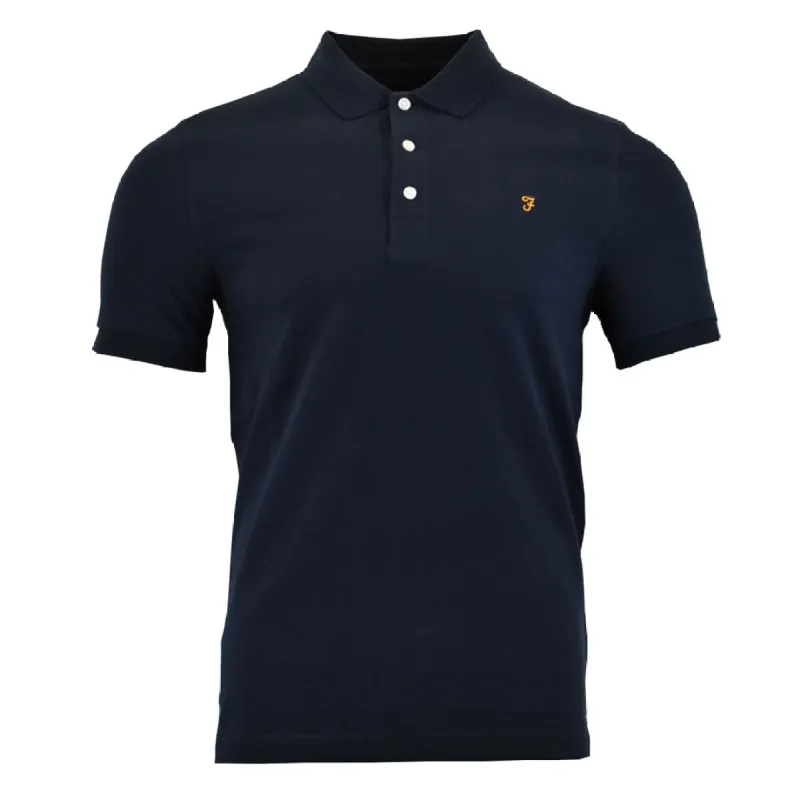 Farah Blanes Organic Cotton Polo Shirt - True Navy sold by Original Green