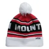 Sun Mountain Thermal Double Knit Bobble Golf Hat - Red/White/Black sold by Original Green