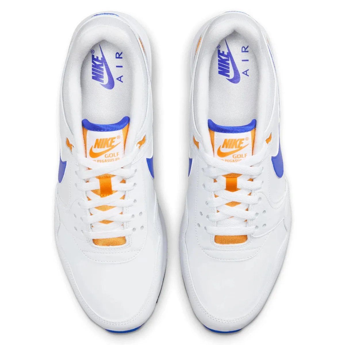 Nike Golf Air Pegasus 89 G Shoes - White/Blue/Orange sold by Original Green product image thumbnail 4