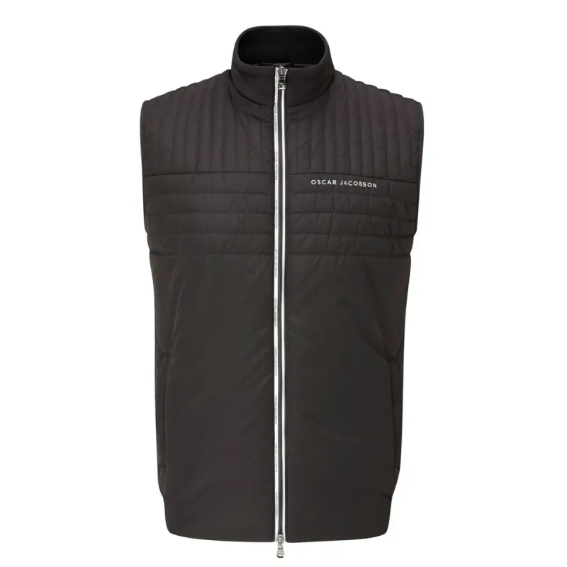 Oscar Jacobson Hodgson Padded Gilet - Black sold by Original Green