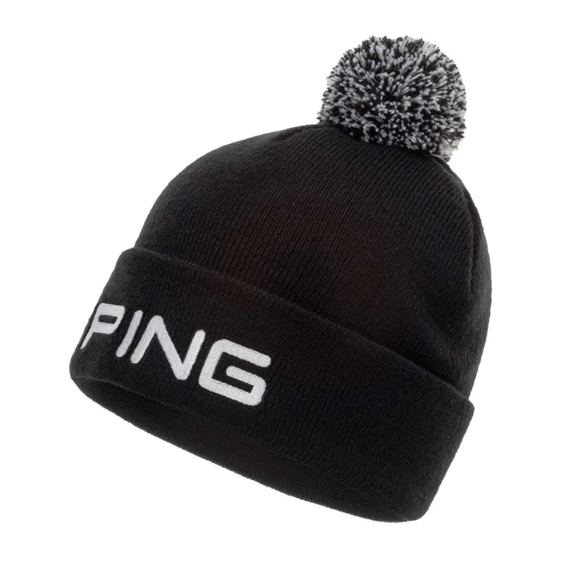 Ping Classic Golf Bobble Hat - Black sold by Original Green