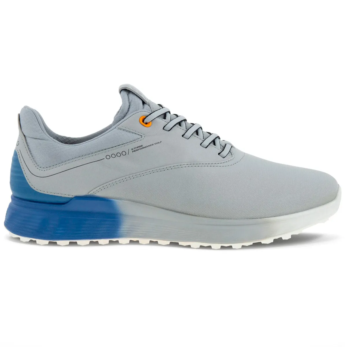 Ecco S-Three Gore-Tex Golf Shoes - Concrete/Retro Blue sold by Original Green