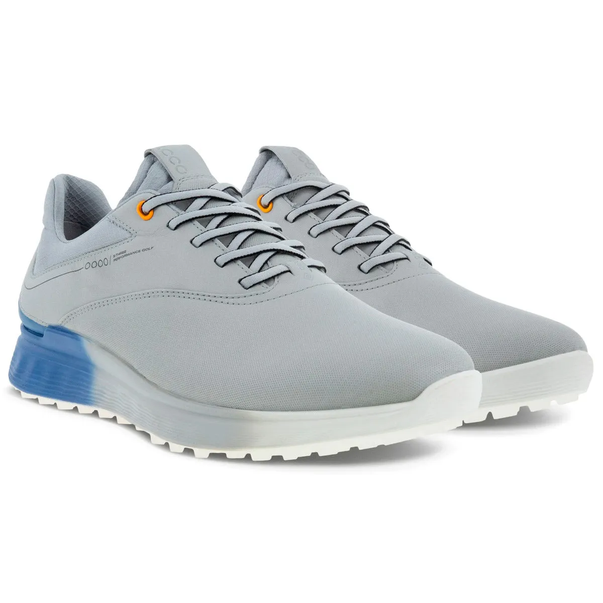 Ecco S-Three Gore-Tex Golf Shoes - Concrete/Retro Blue sold by Original Green product image thumbnail 5