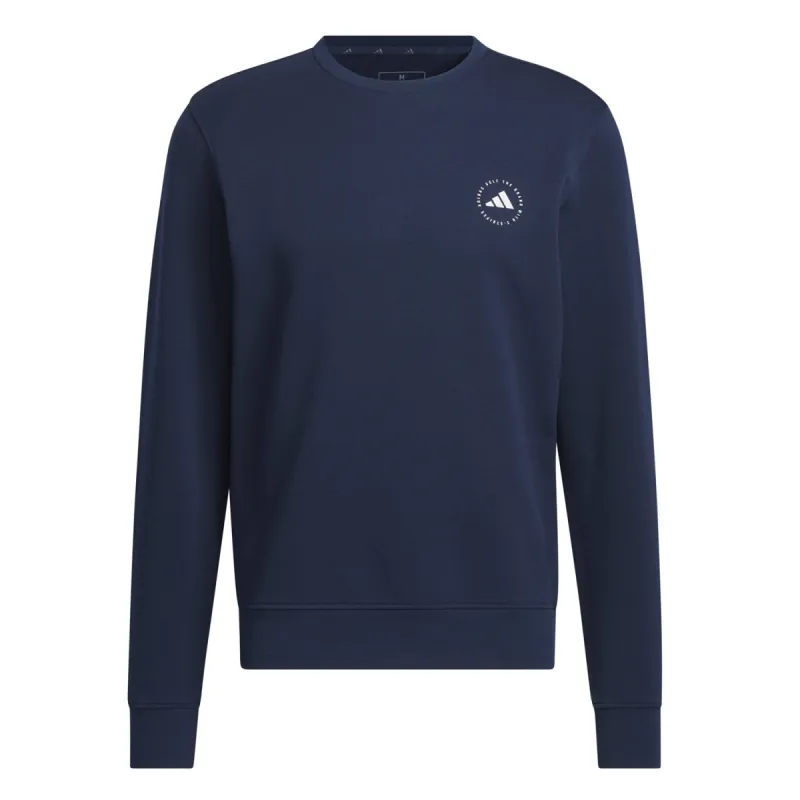 adidas Golf Core Crew Neck Sweatshirt - Collegiate Navy made by Adidas