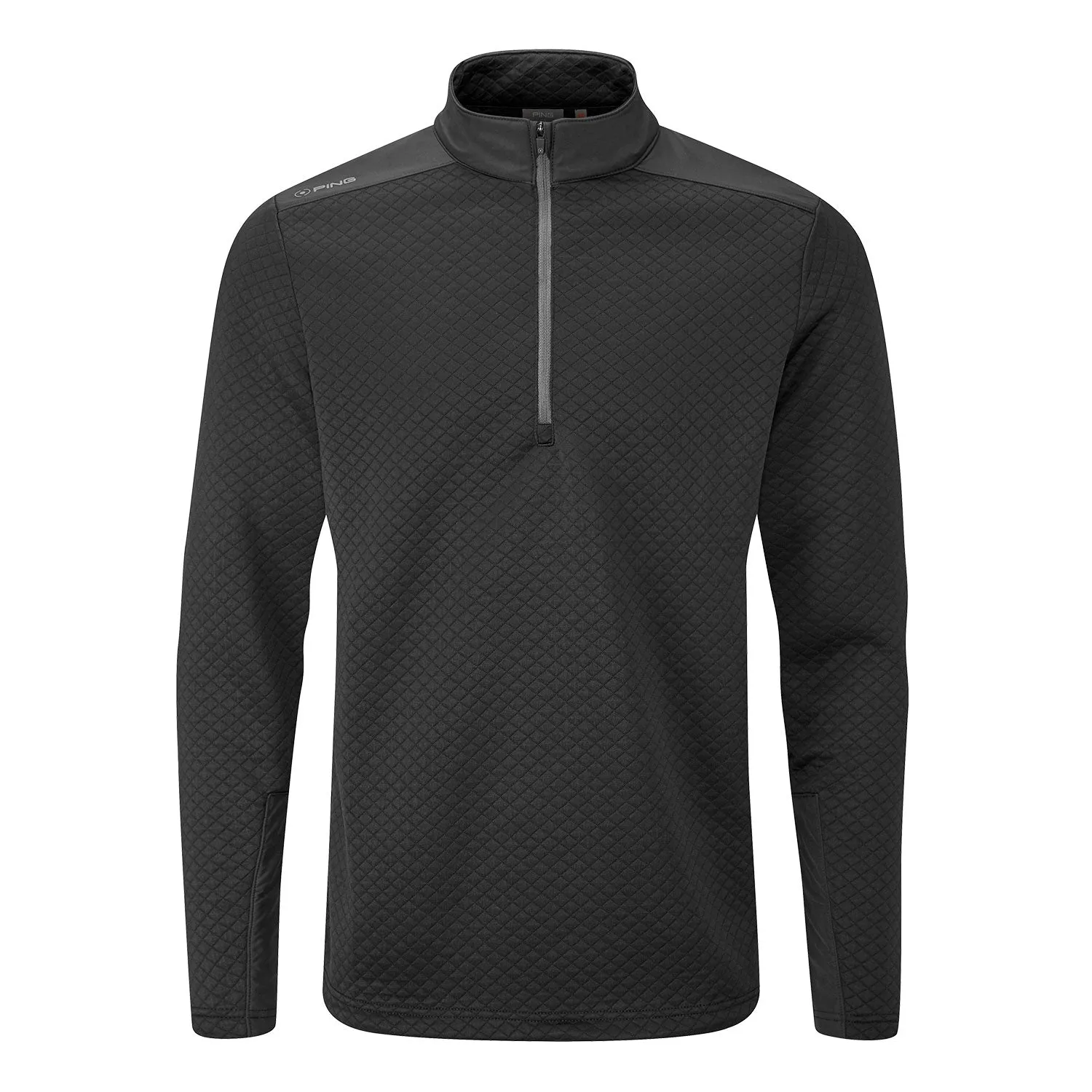 Ping Marshall Half Zip Golf Pullover - Black sold by Original Green
