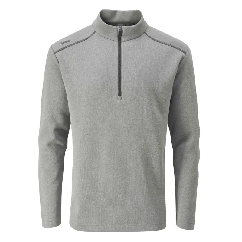 Ping Ramsey 1/2 Zip Golf Pullover - Ash Marl sold by Original Green