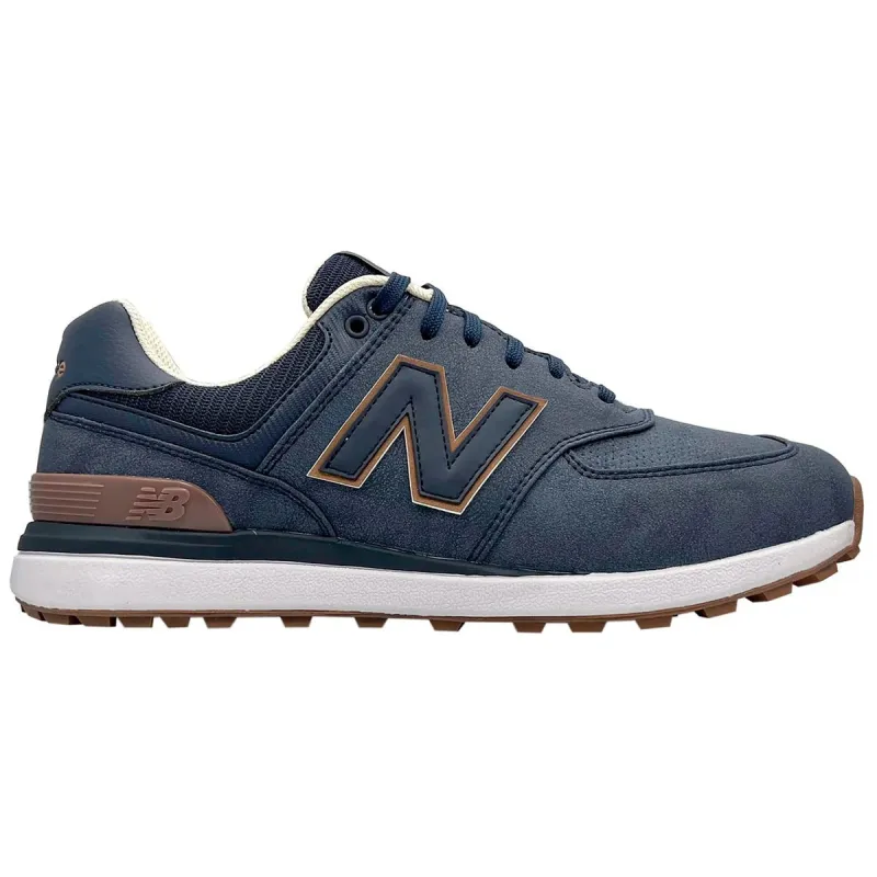 New Balance 574 Greens V2 Golf Shoes - Navy/Gum sold by Original Green
