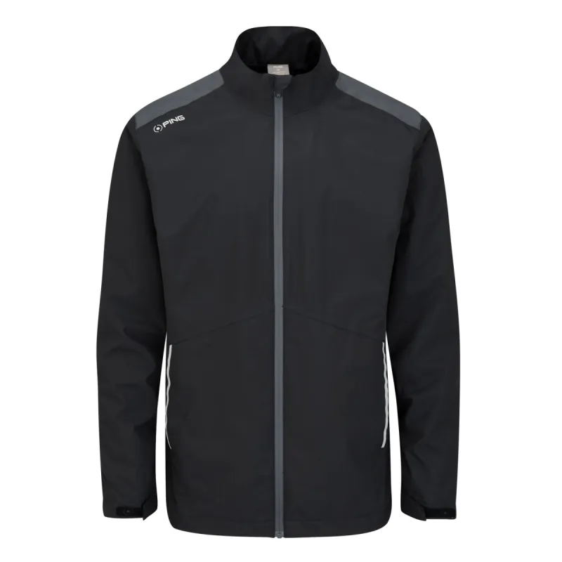 Ping SensorDry S2 Waterproof Golf Jacket - Black/Asphalt sold by Original Green