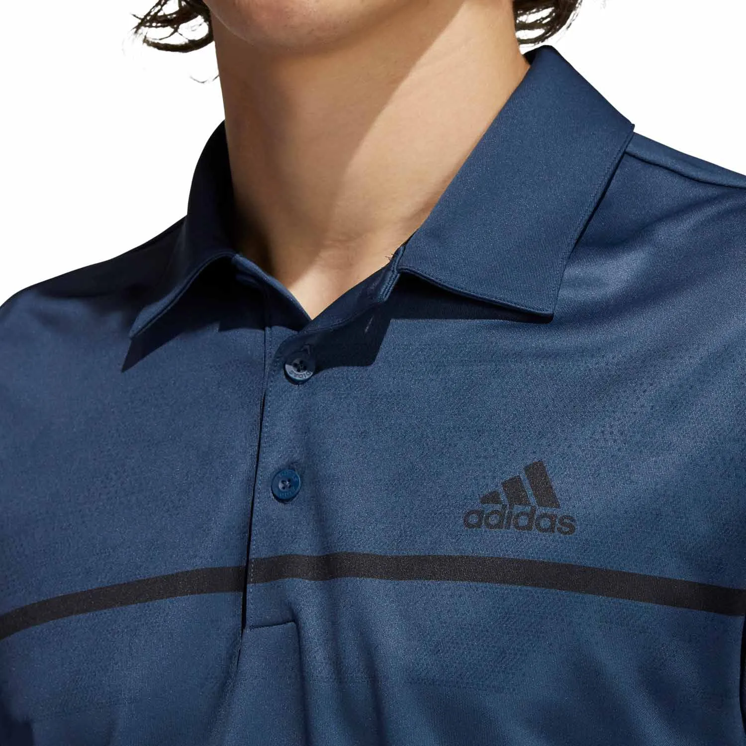 adidas Golf Chest Print Polo Shirt - Crew Navy sold by Original Green product image thumbnail 4