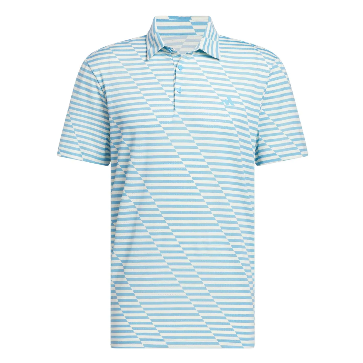 adidas Golf Ultimate365 Mesh Print Shirt - Semi Blue Burst/Ivory sold by Original Green