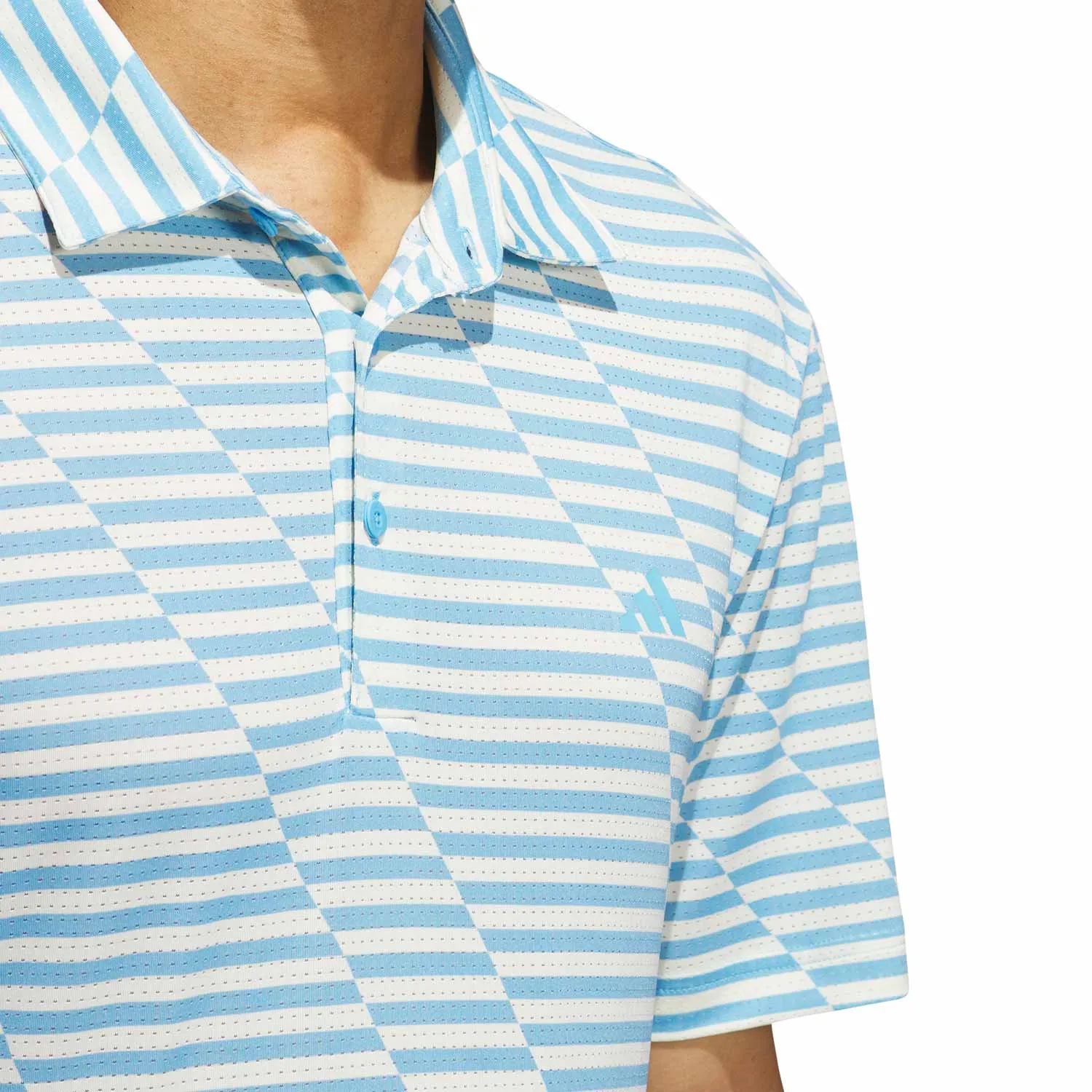 adidas Golf Ultimate365 Mesh Print Shirt - Semi Blue Burst/Ivory sold by Original Green product image thumbnail 2