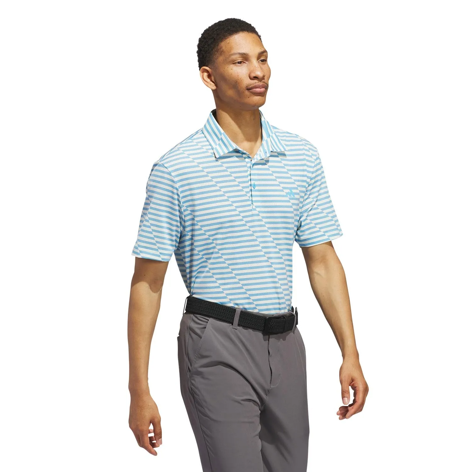 adidas Golf Ultimate365 Mesh Print Shirt - Semi Blue Burst/Ivory sold by Original Green product image thumbnail 4