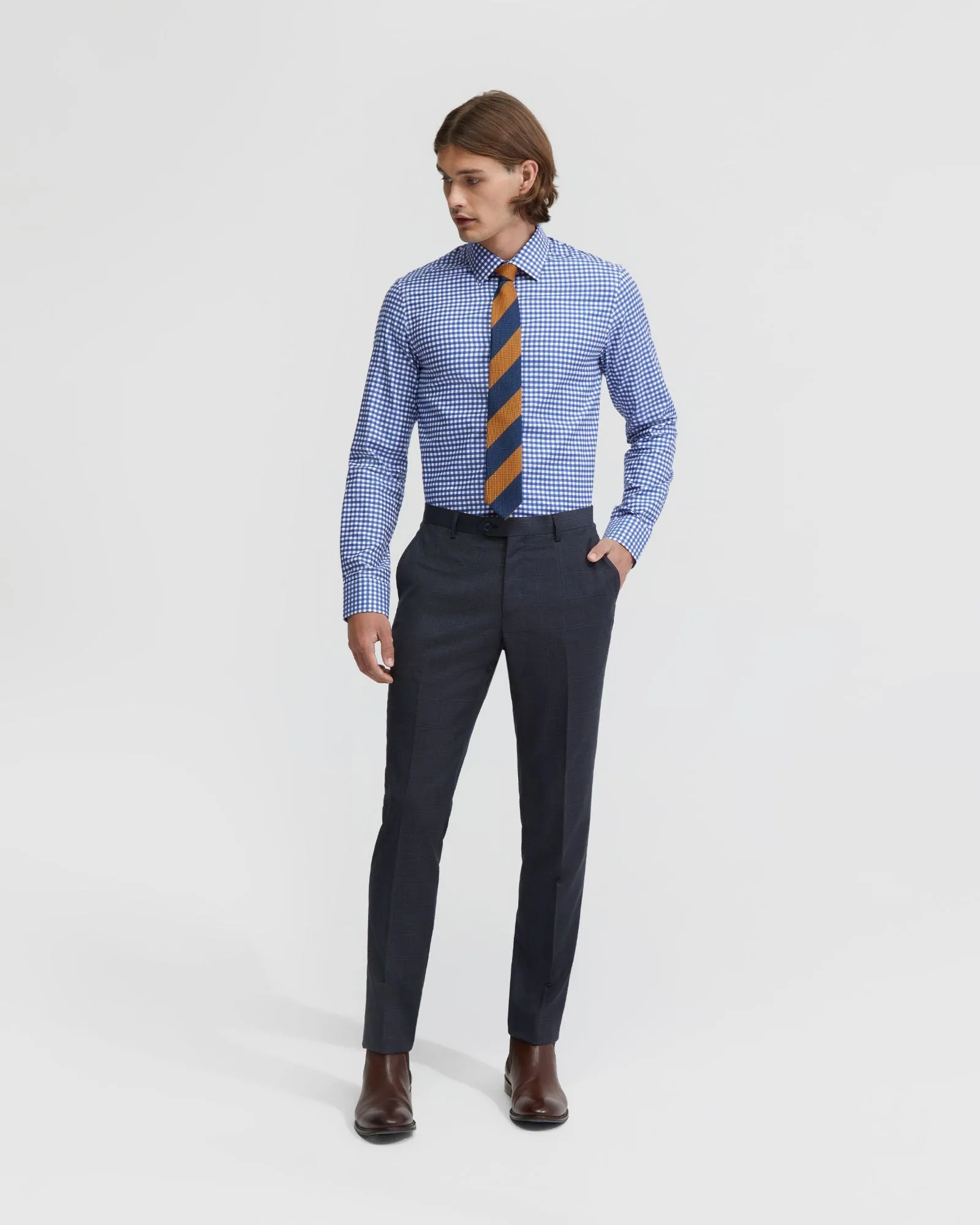 Beckton Checked Cotton Shirt sold by Oxford Shop product image thumbnail 5