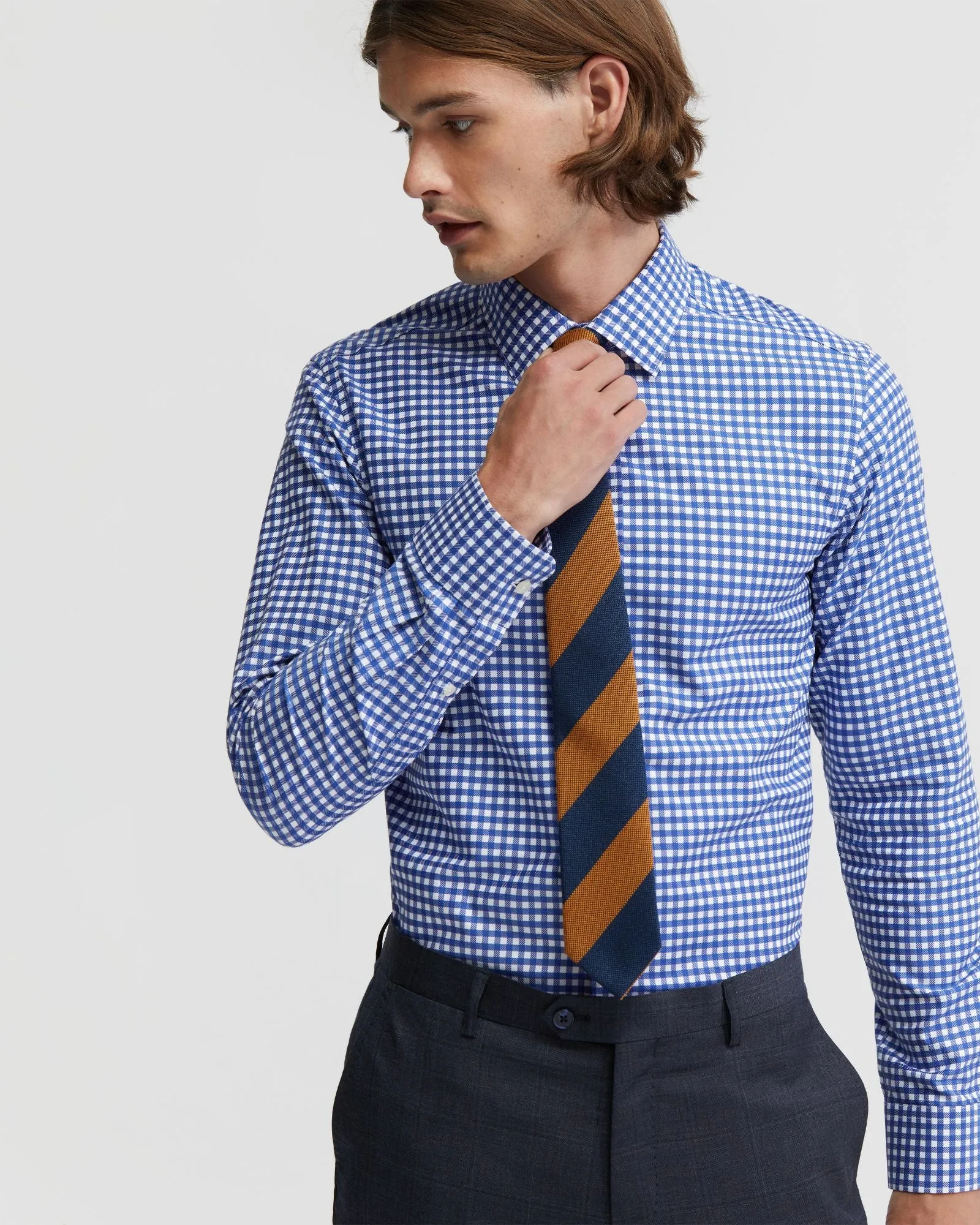 Beckton Checked Cotton Shirt sold by Oxford Shop product image thumbnail 4