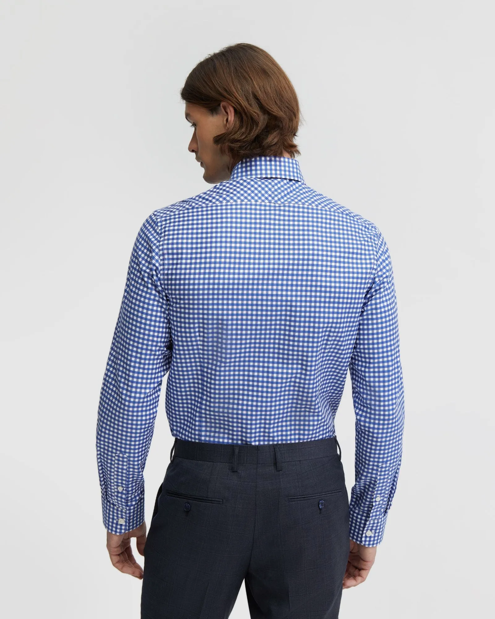 Beckton Checked Cotton Shirt sold by Oxford Shop product image thumbnail 3