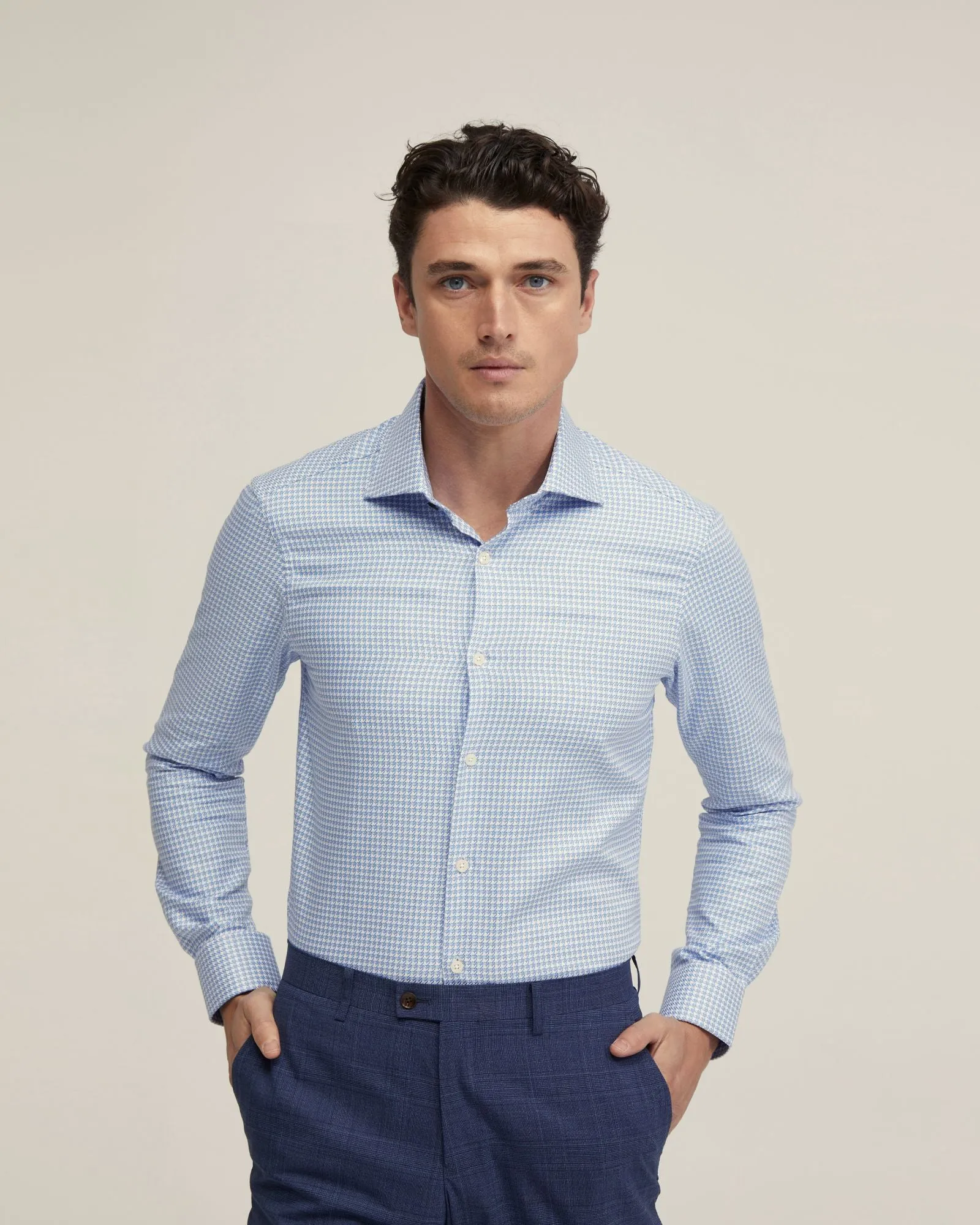 Trafalgar Dobby Shirt sold by Oxford Shop product image thumbnail 5