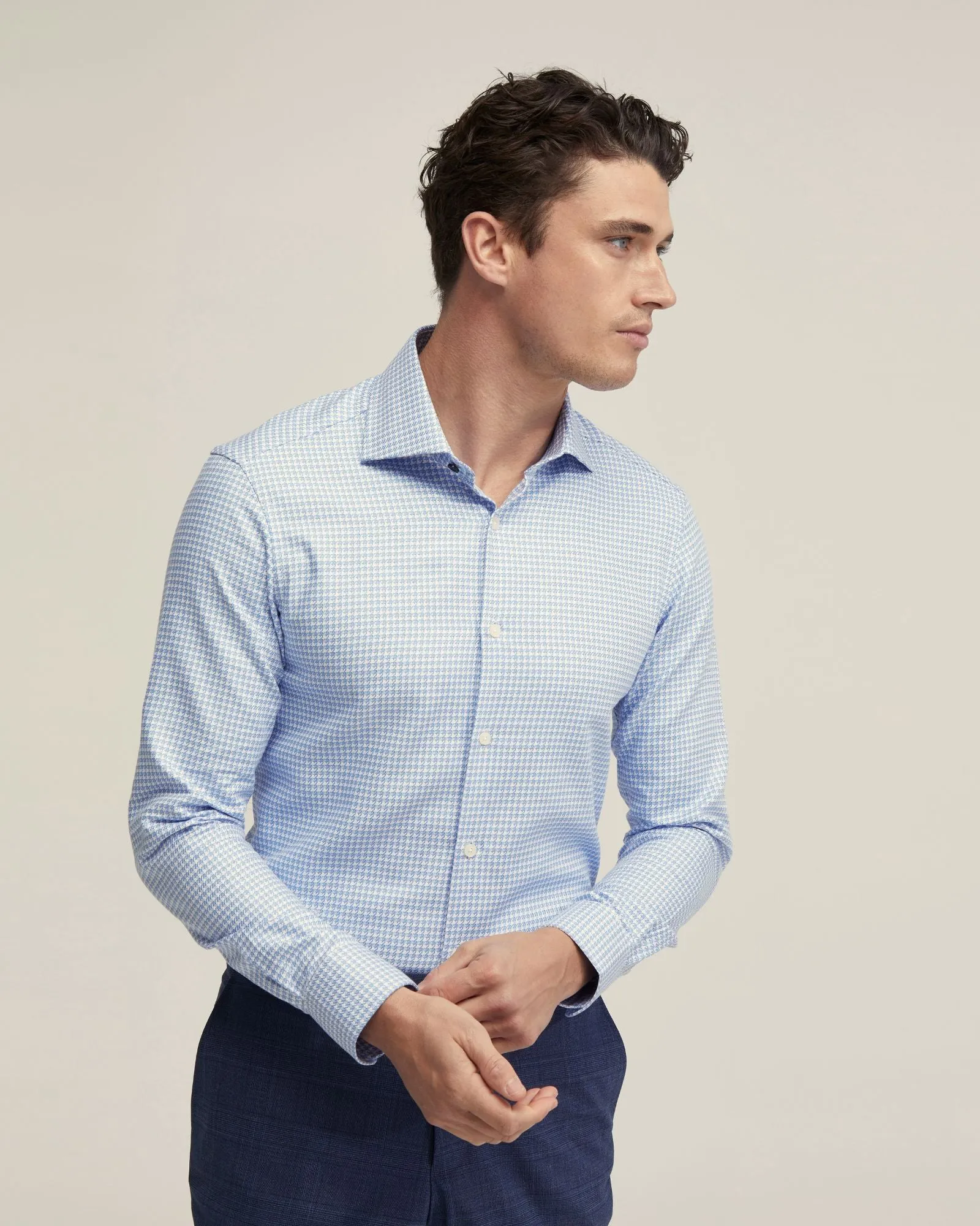 Trafalgar Dobby Shirt sold by Oxford Shop product image thumbnail 2
