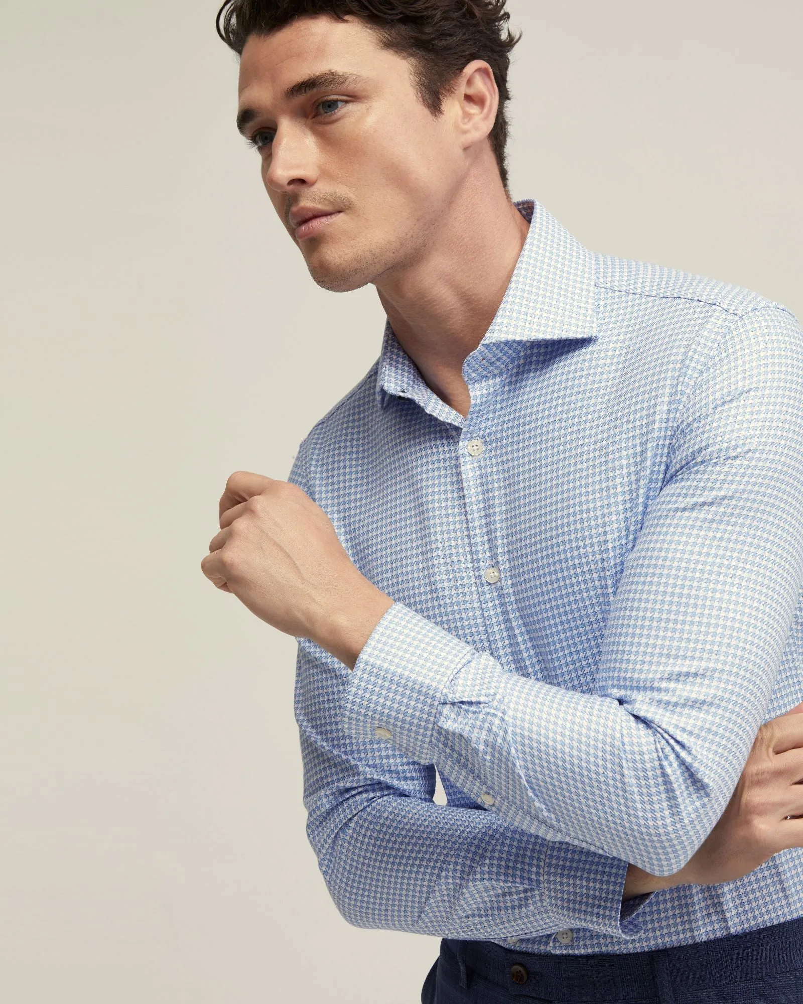 Trafalgar Dobby Shirt sold by Oxford Shop product image thumbnail 4