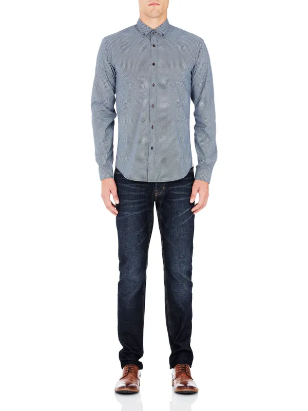 Stratton Slim Fit Print Shirt sold by Oxford Shop