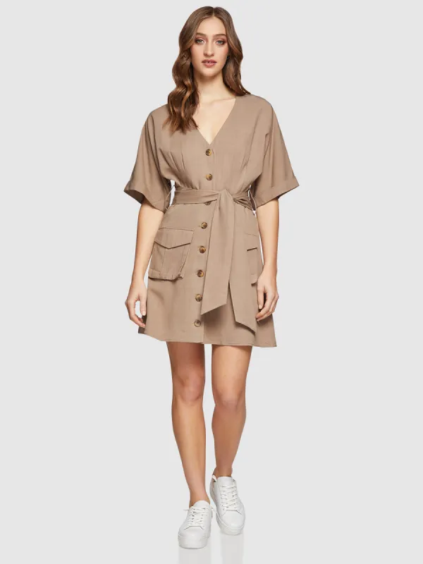 DAISY BUTTON UP DRESS sold by Oxford Shop