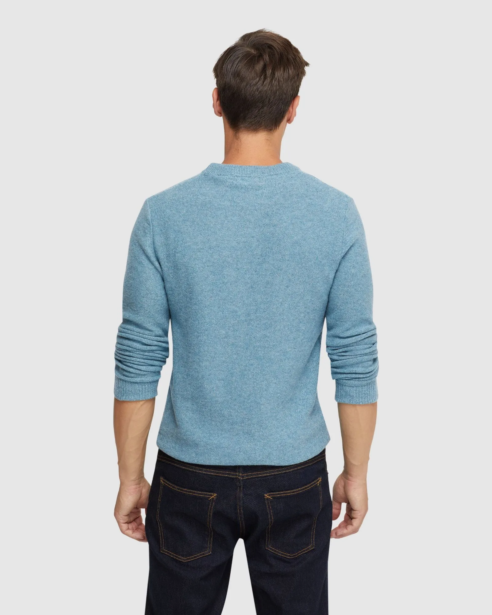 Leon Crew Neck Wool Rich Knit sold by Oxford Shop product image thumbnail 3