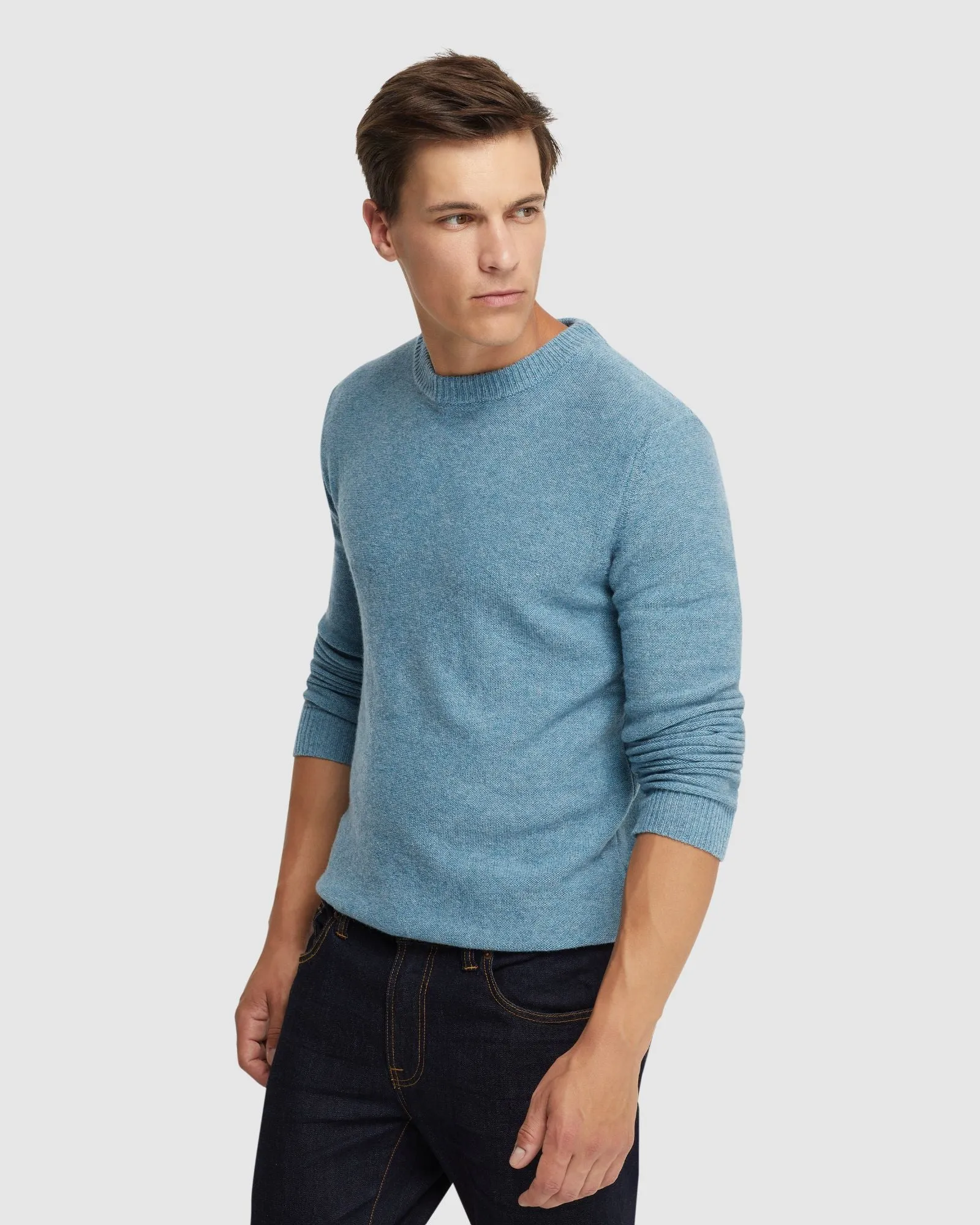 Leon Crew Neck Wool Rich Knit sold by Oxford Shop product image thumbnail 2