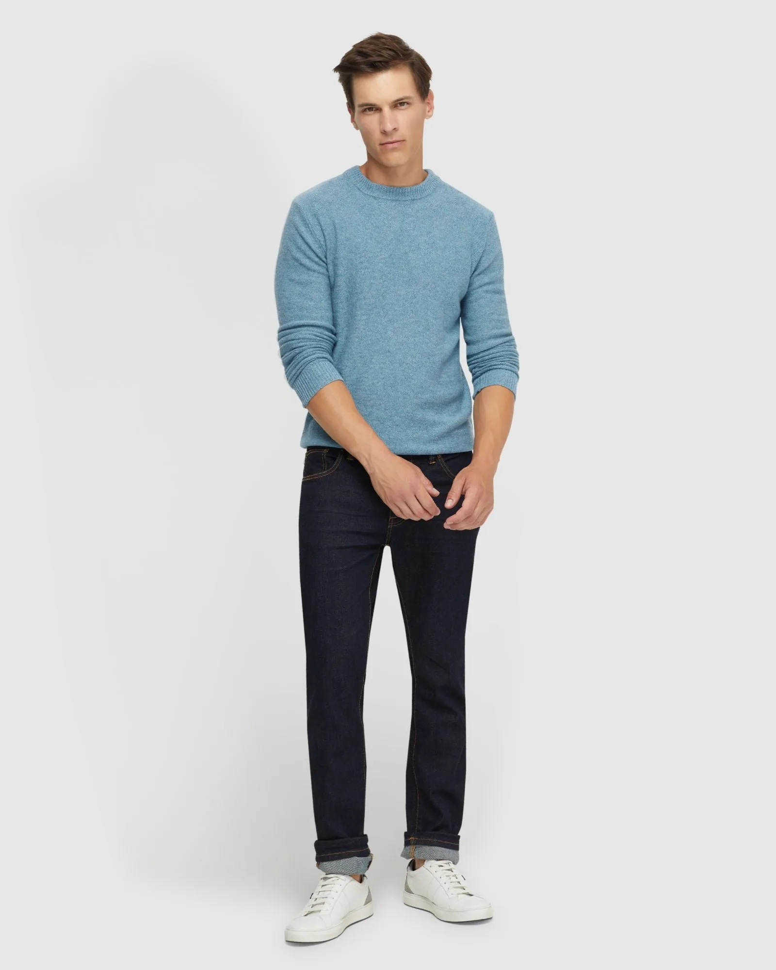 Leon Crew Neck Wool Rich Knit sold by Oxford Shop product image thumbnail 5