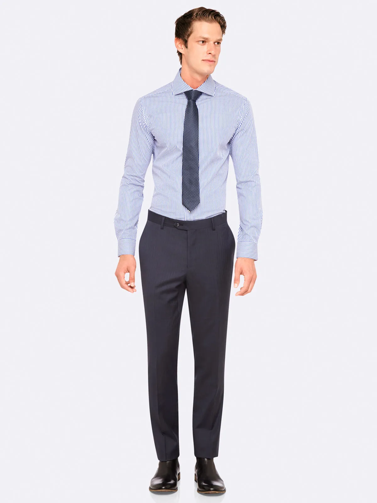 Trafalgar Stripe Shirt sold by Oxford Shop product image thumbnail 5