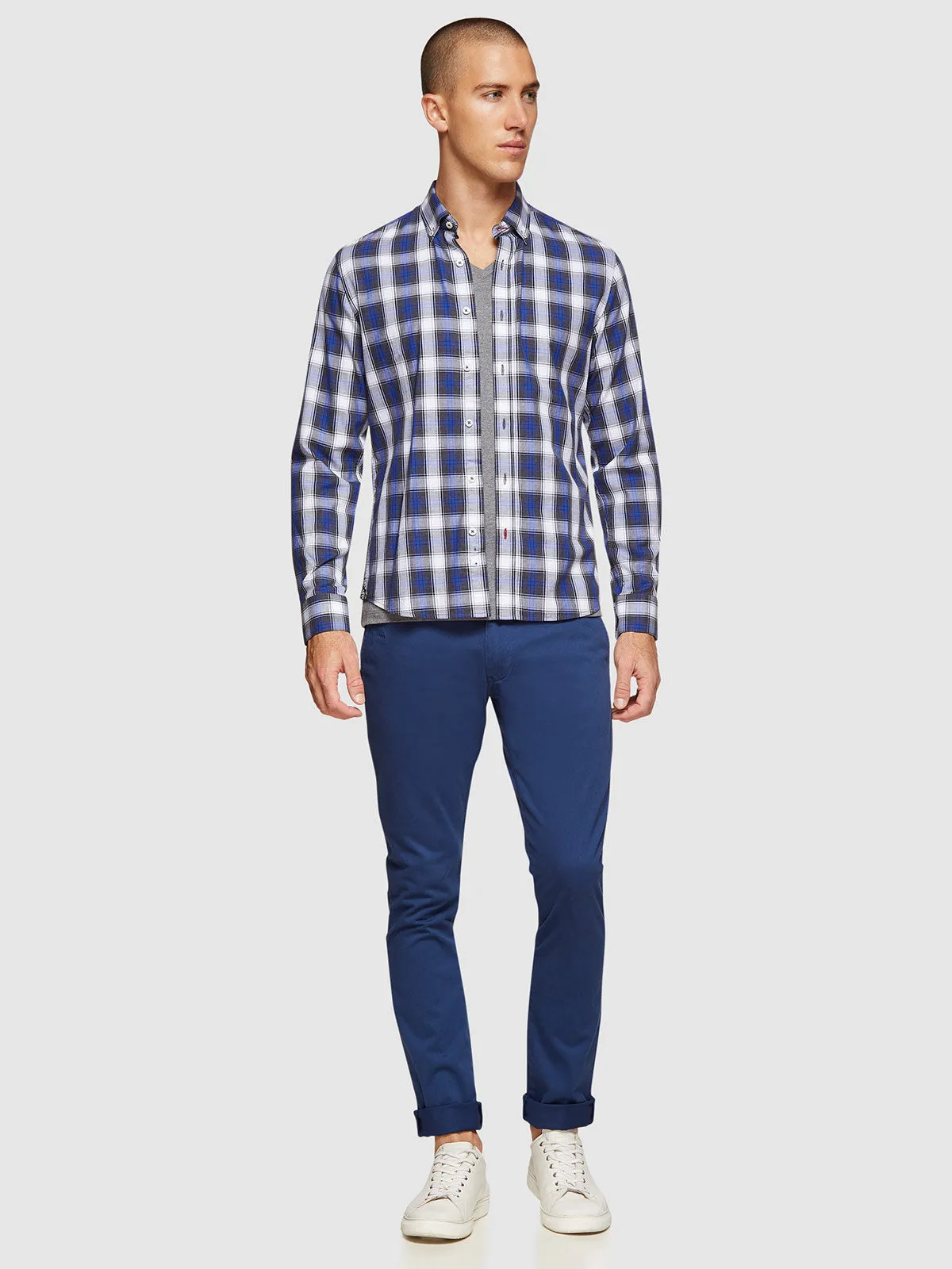 Stratton Checked Shirt sold by Oxford Shop product image thumbnail 5
