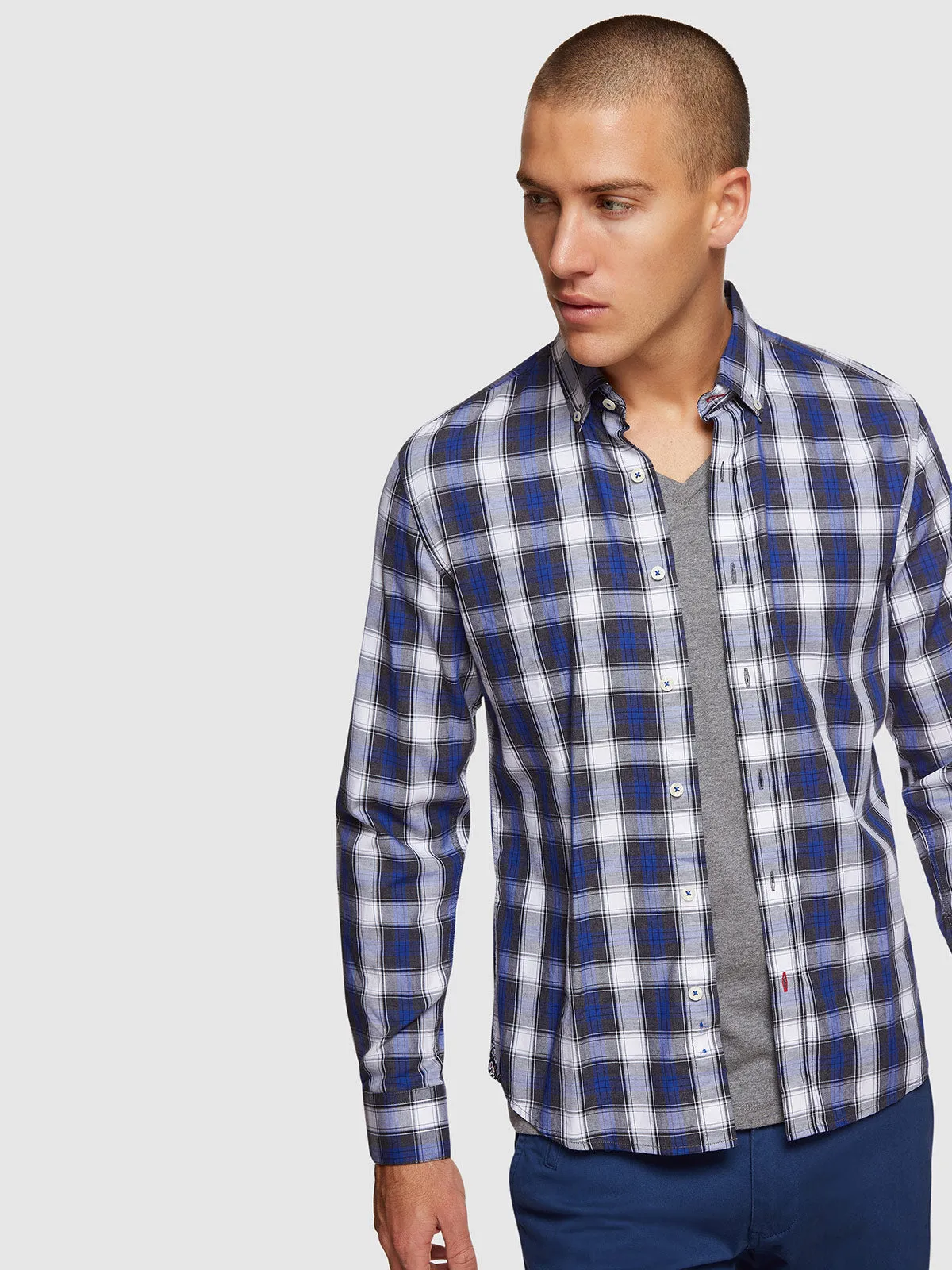 Stratton Checked Shirt sold by Oxford Shop product image thumbnail 4