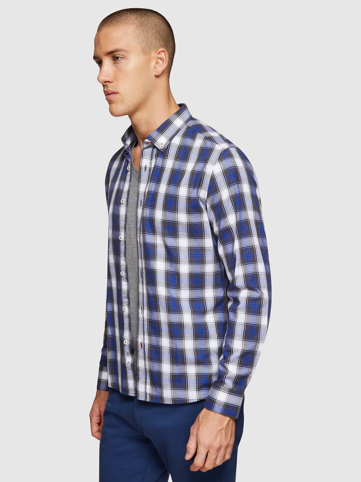Stratton Checked Shirt sold by Oxford Shop product image thumbnail 2
