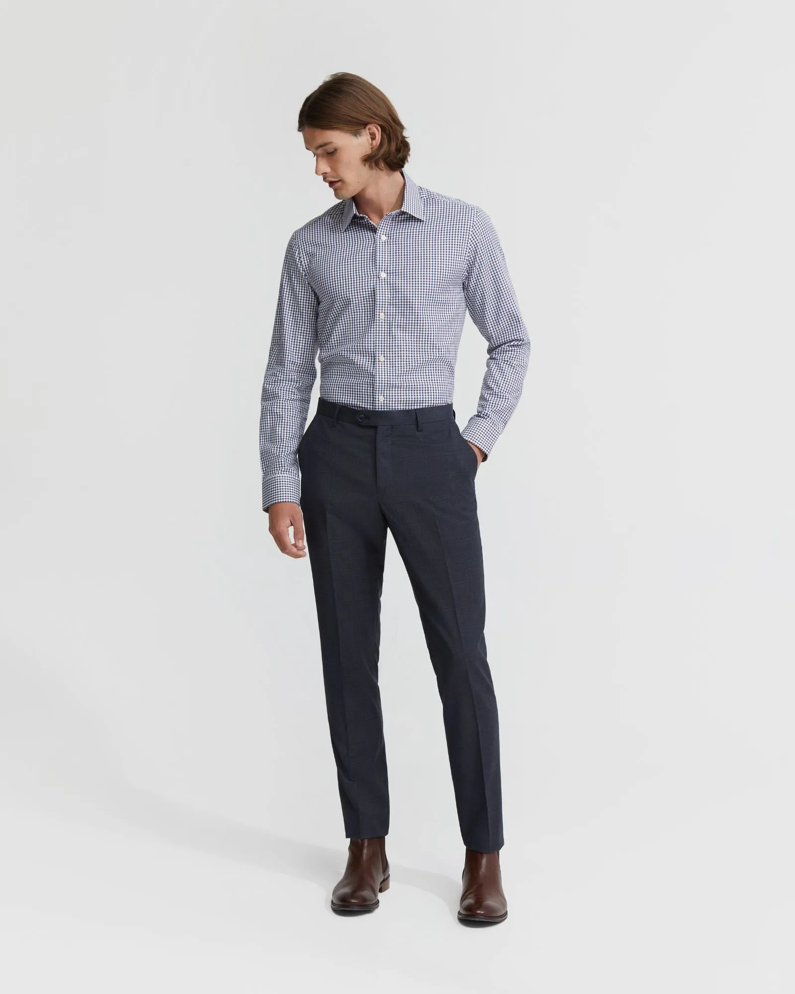 Beckton Checked Cotton Shirt sold by Oxford Shop product image thumbnail 5