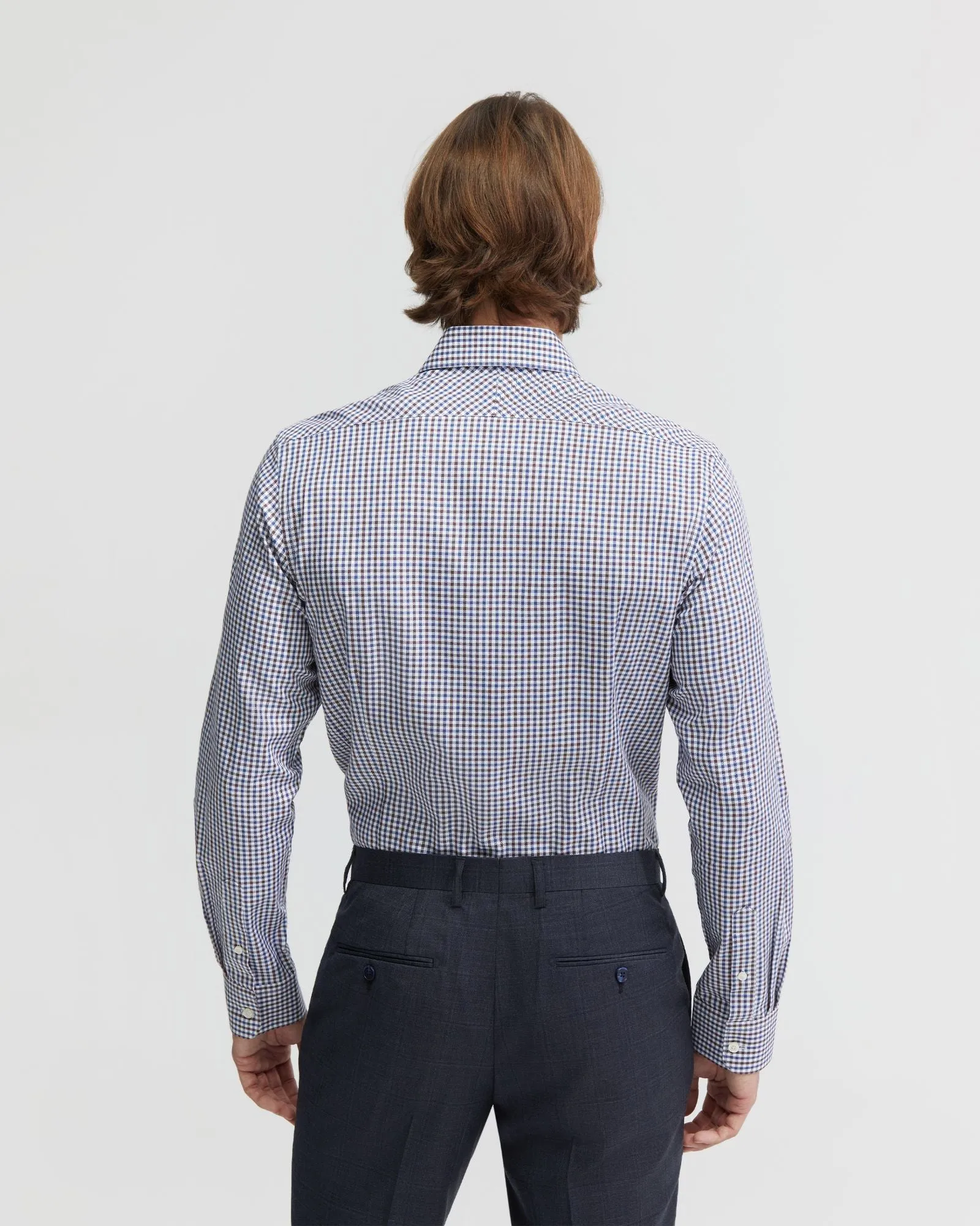 Beckton Checked Cotton Shirt sold by Oxford Shop product image thumbnail 3