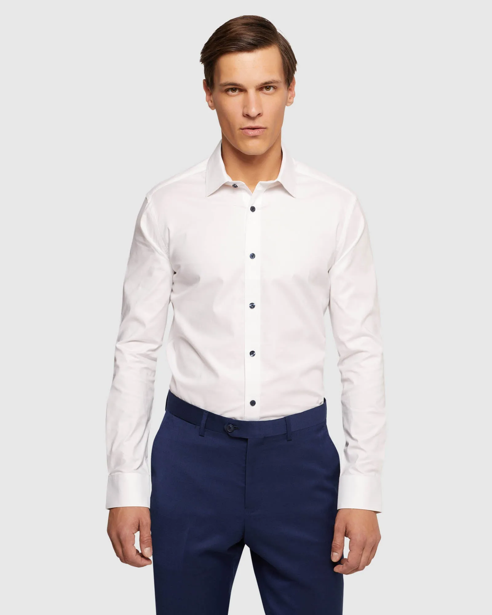 Beckton Cotton Spandex Shirt sold by Oxford Shop