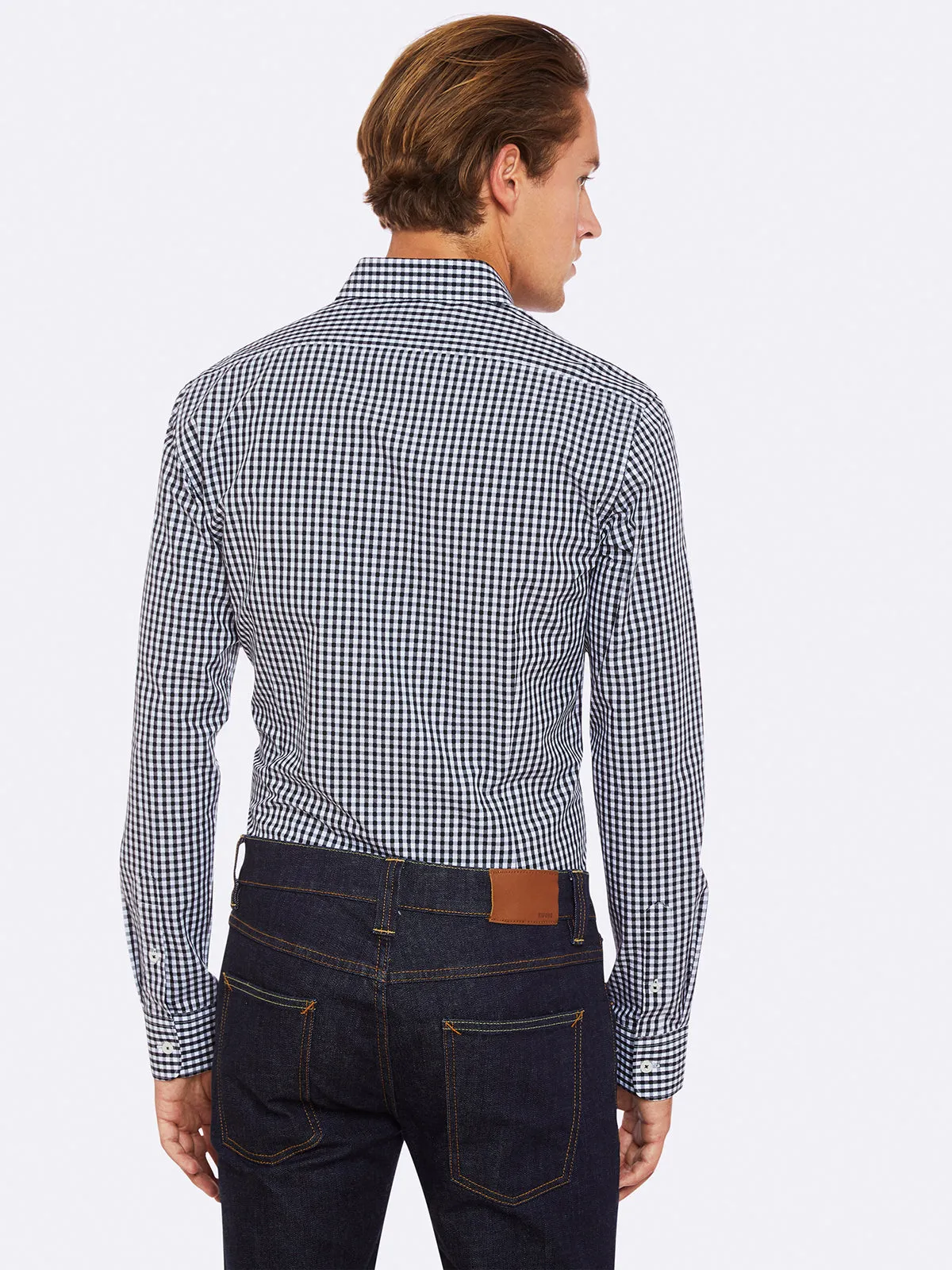 Kenton Self Square Shirt sold by Oxford Shop product image thumbnail 4