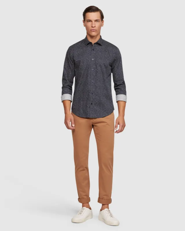 Kenton Printed Cotton Shirt sold by Oxford Shop