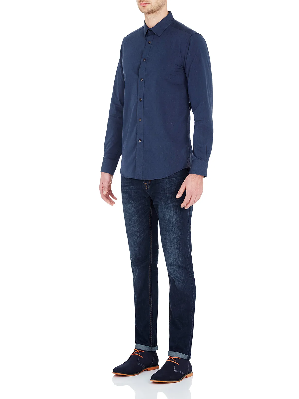 Kenton Dobby Shirt sold by Oxford Shop product image thumbnail 3