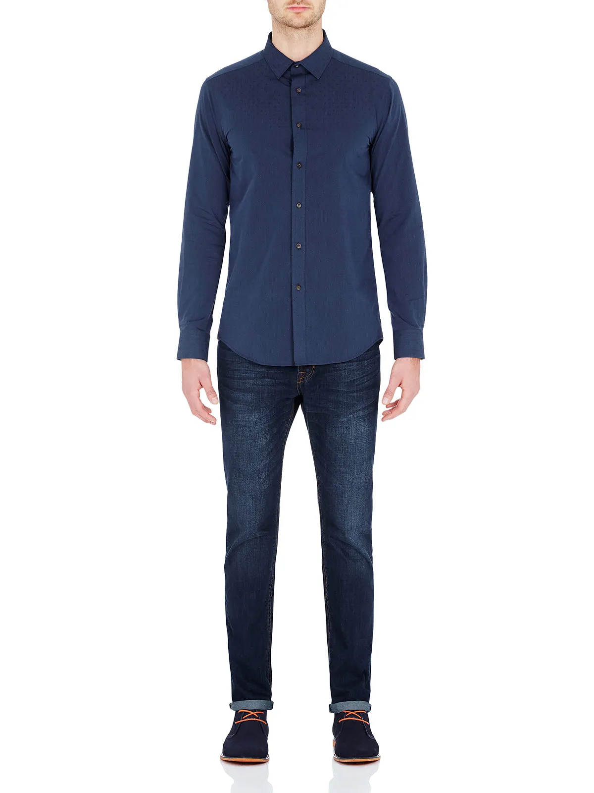 Kenton Dobby Shirt sold by Oxford Shop product image thumbnail 2