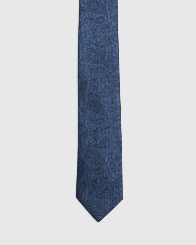 Tonal Paisley Silk Tie sold by Oxford Shop